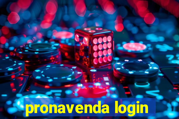 pronavenda login