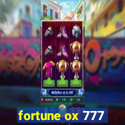 fortune ox 777