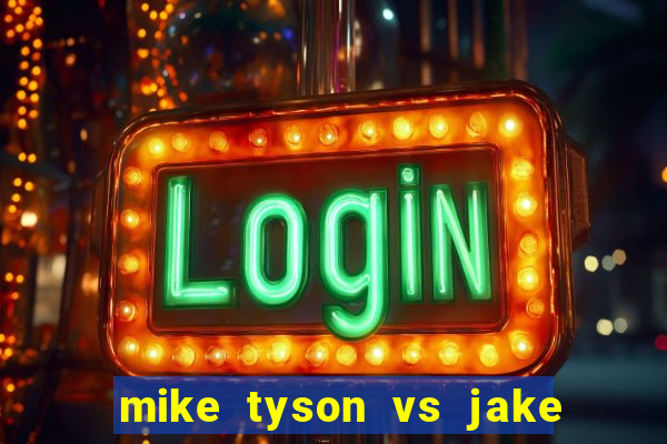 mike tyson vs jake paul assistir online