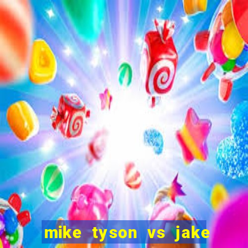 mike tyson vs jake paul assistir online