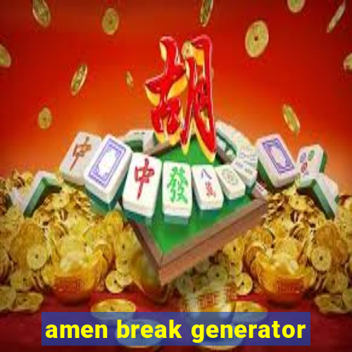 amen break generator