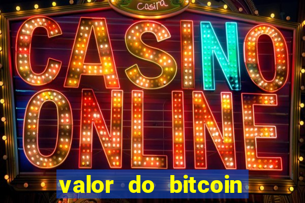 valor do bitcoin em 2020