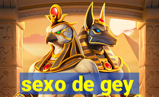 sexo de gey