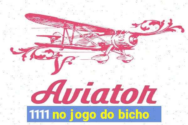 1111 no jogo do bicho