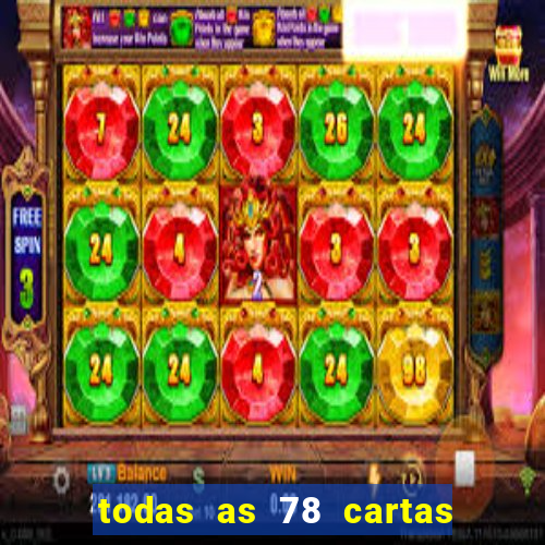 todas as 78 cartas do tarot