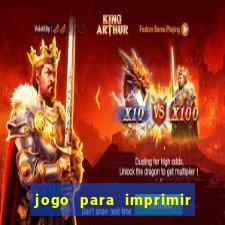 jogo para imprimir e montar