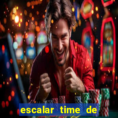 escalar time de futebol online