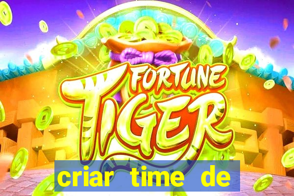 criar time de futebol simulador