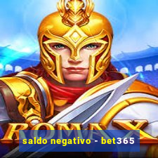 saldo negativo - bet365