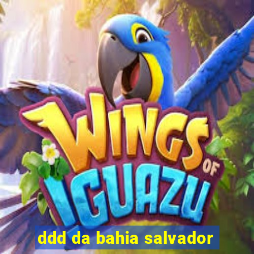 ddd da bahia salvador