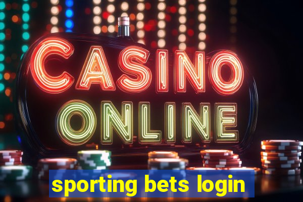 sporting bets login