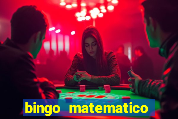 bingo matematico para ensino medio