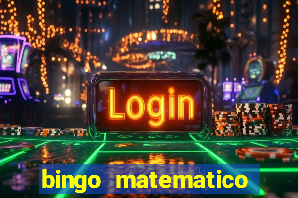 bingo matematico para ensino medio