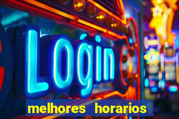 melhores horarios pagantes fortune tiger