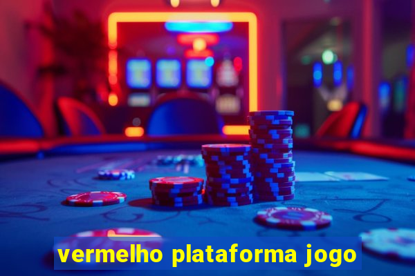 vermelho plataforma jogo