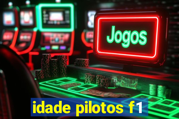 idade pilotos f1