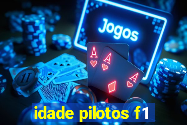 idade pilotos f1