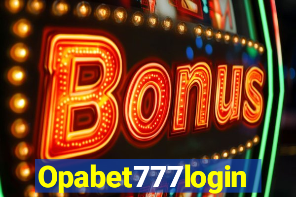 Opabet777login