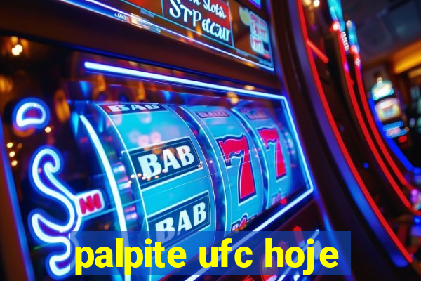 palpite ufc hoje