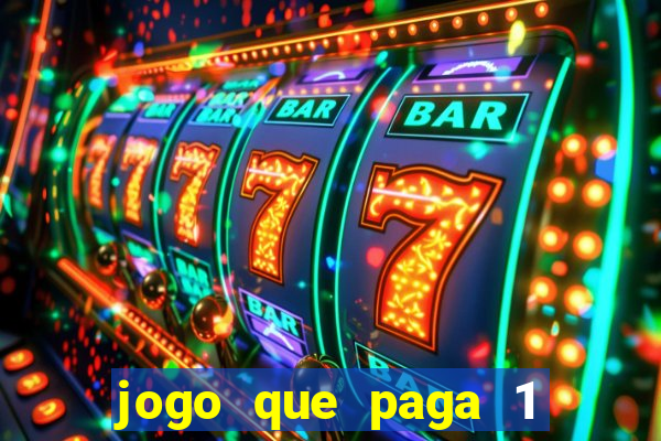 jogo que paga 1 real no pix