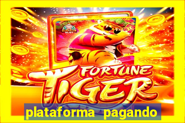 plataforma pagando no cadastro slots