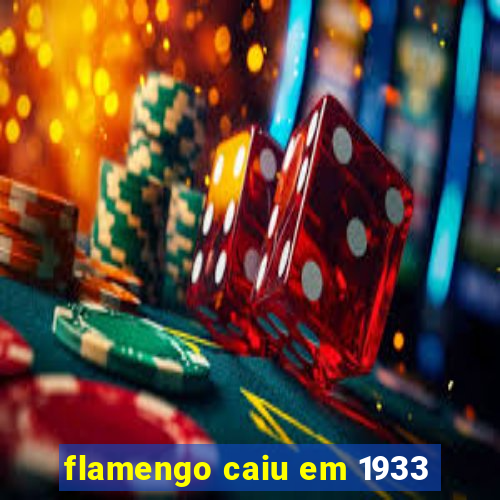 flamengo caiu em 1933