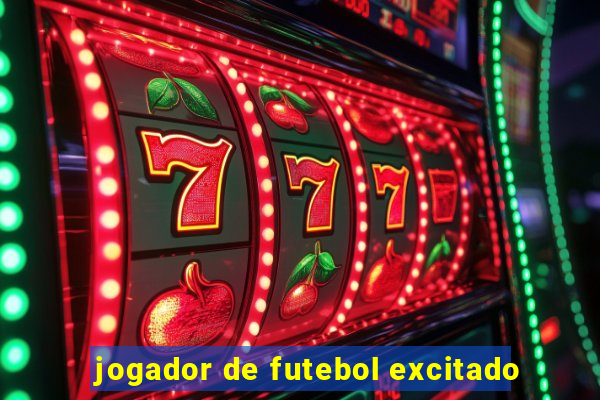 jogador de futebol excitado