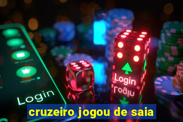 cruzeiro jogou de saia