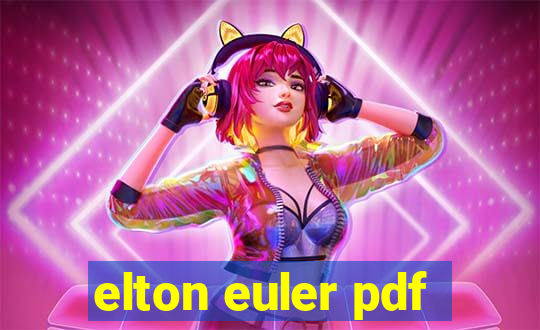 elton euler pdf