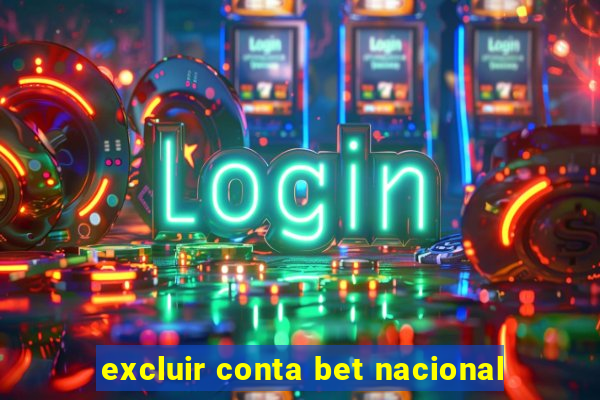 excluir conta bet nacional