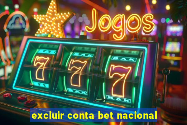 excluir conta bet nacional