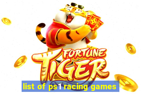 list of ps1 racing games