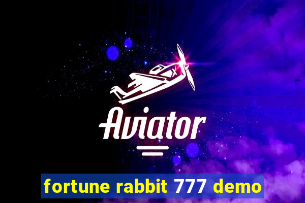 fortune rabbit 777 demo