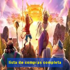 lista de compras completa