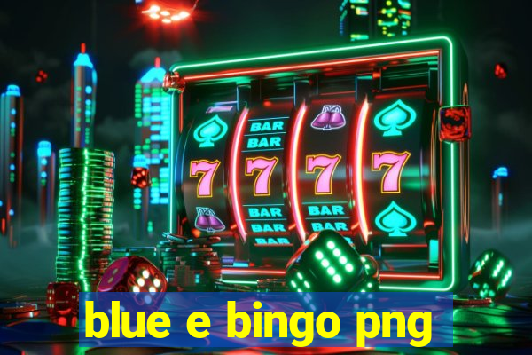 blue e bingo png