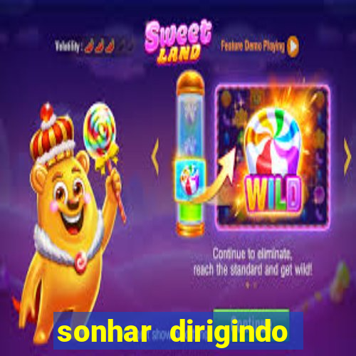 sonhar dirigindo carro jogo do bicho