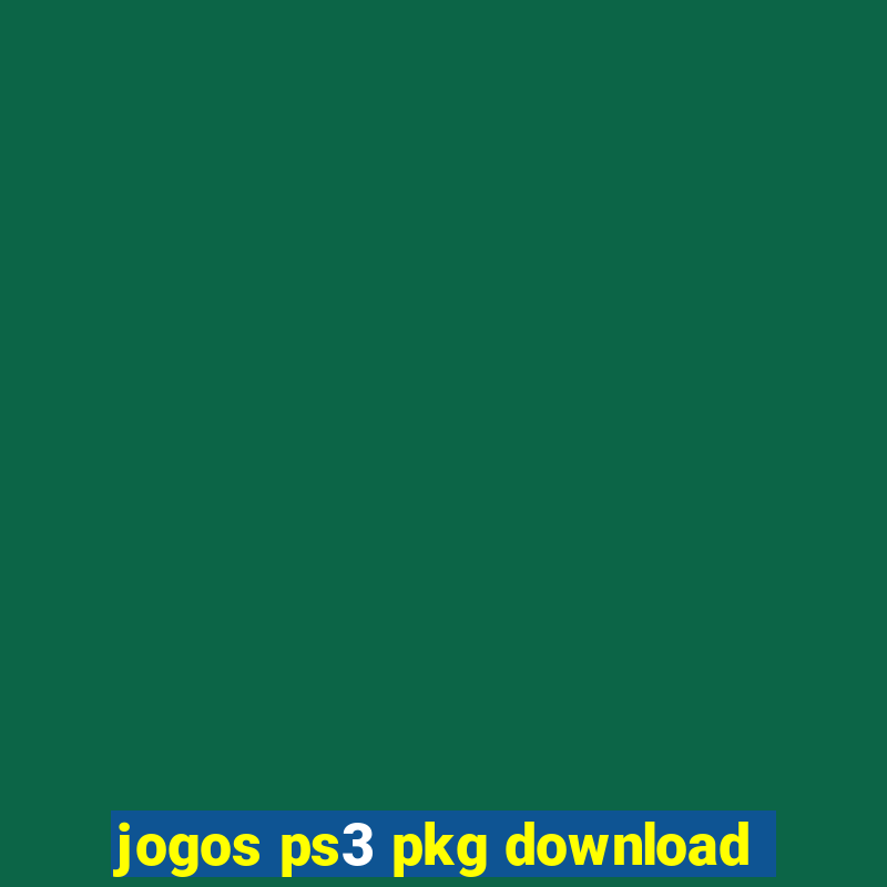 jogos ps3 pkg download