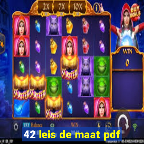 42 leis de maat pdf