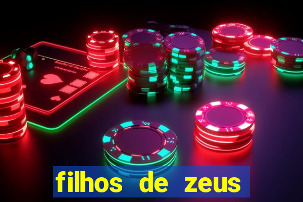 filhos de zeus mitologia grega