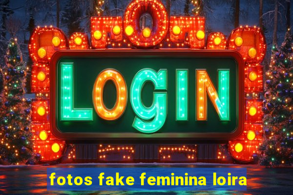 fotos fake feminina loira