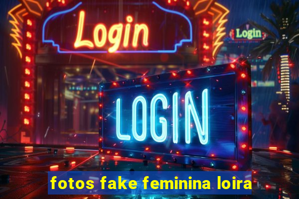 fotos fake feminina loira