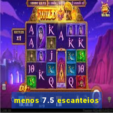 menos 7.5 escanteios