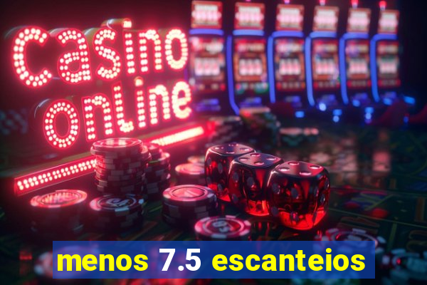 menos 7.5 escanteios