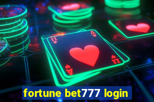 fortune bet777 login