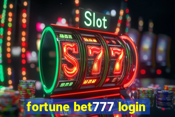 fortune bet777 login