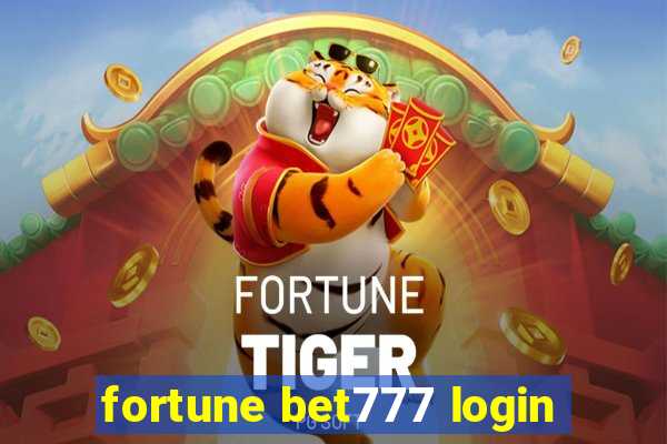 fortune bet777 login