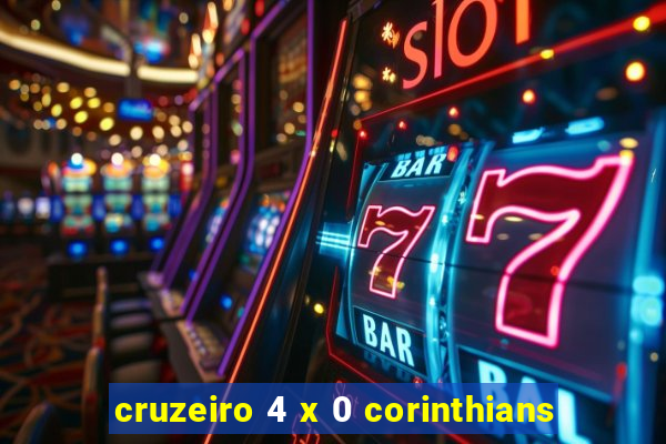 cruzeiro 4 x 0 corinthians