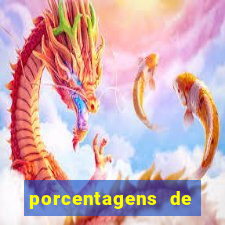 porcentagens de jogos pagantes