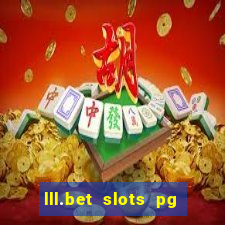 lll.bet slots pg online games