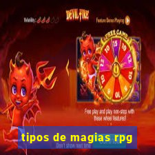 tipos de magias rpg